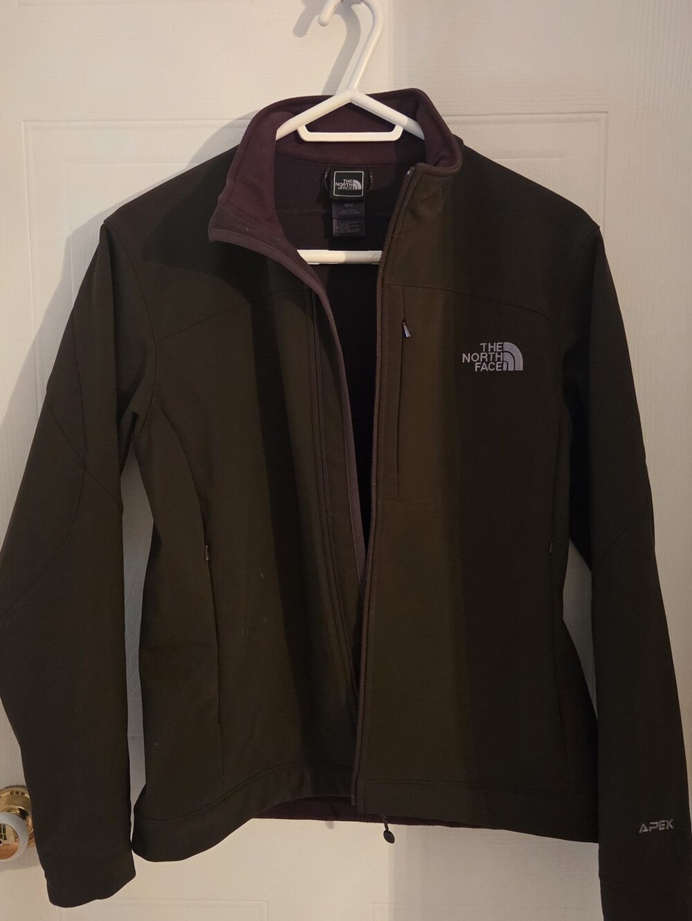 The North Face Chocolate Brown Softshell Jacket